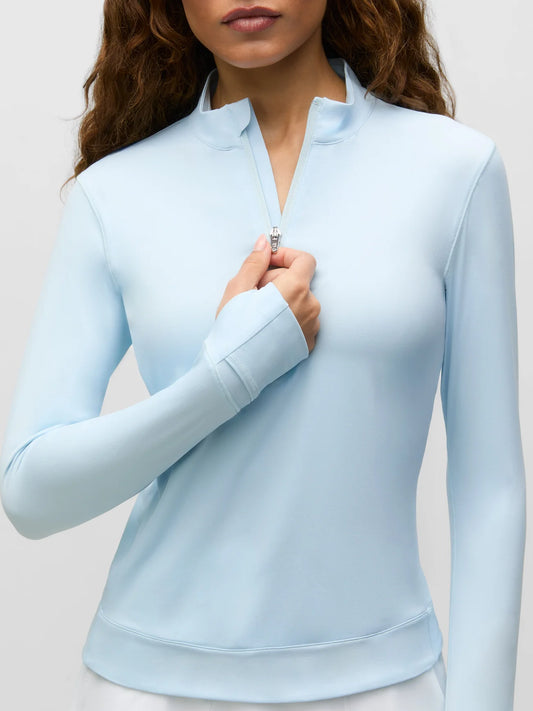 GREYSON Halley Long Sleeve Quarter-Zip Polo (Multiple Colors)  NEW COLORS
