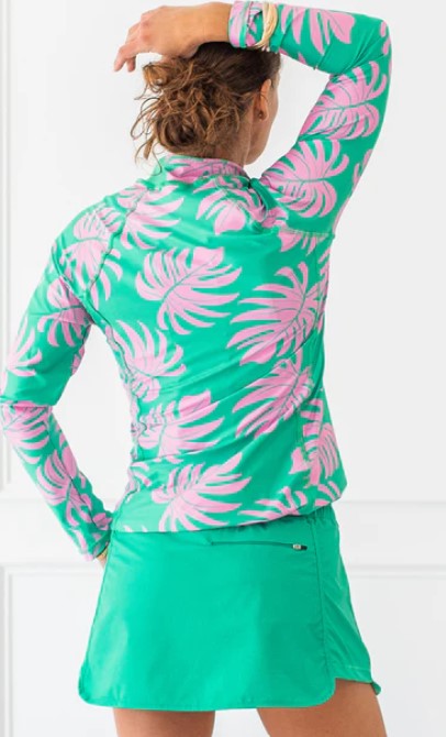 The Bubble PALM Hamilton Long Sleeve Print Top