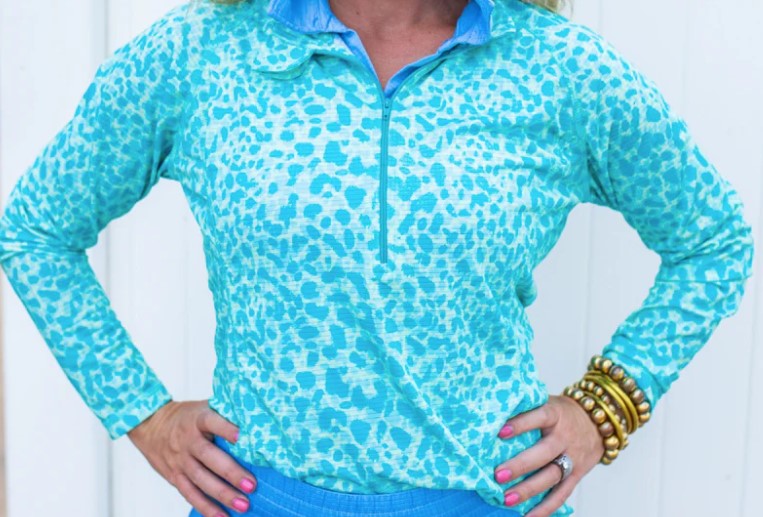 The Bubble Hamilton Pretty in Pink Long Sleeve Print Top (Multiple Colors)