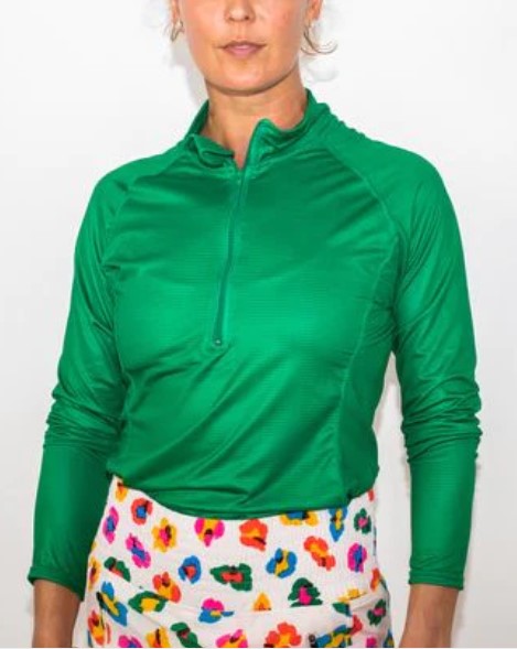 The Bubble "On the Green" Hamilton Long Sleeve Top Solid