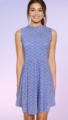 Katherine Way Havana Fit & Flare Dress