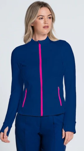 Lucky in Love Berry Buzz High Neck Zip Jacket