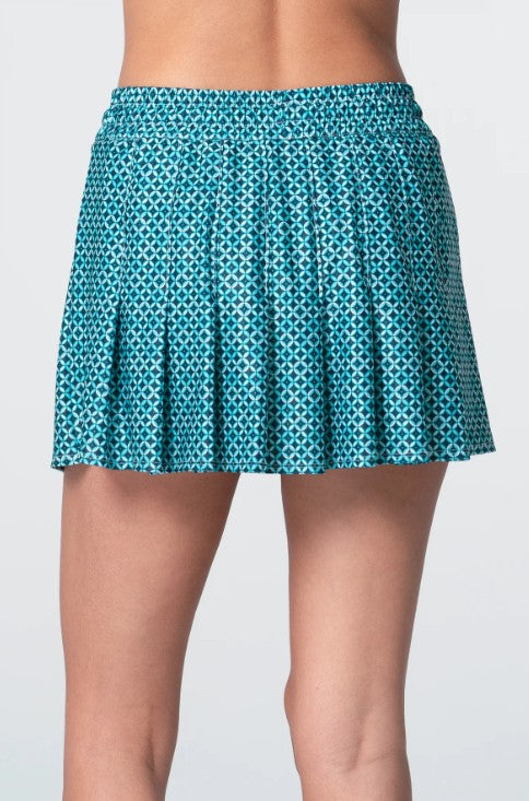 Lucky in Love EYELET YOU WIN High Waist Winner's Circle Skirt 14"