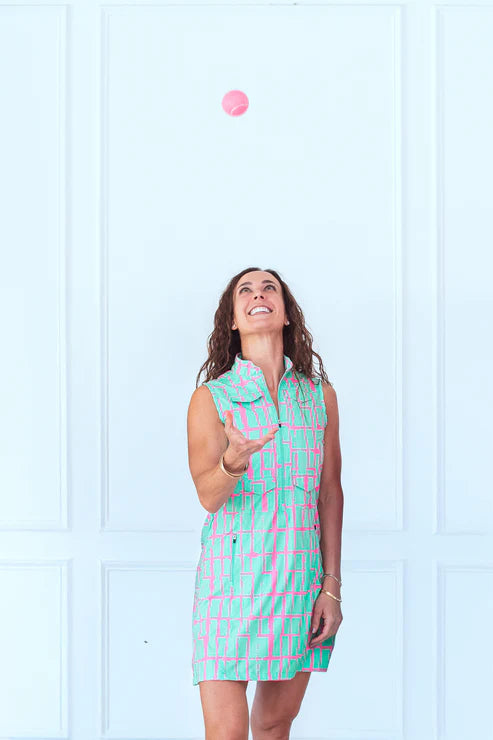 The Bubble LUSH MINT Hogan Sleeveless Dress