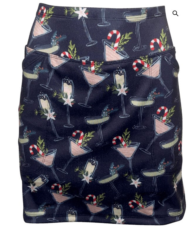 BSkinz Holiday Cheer Golf Skort 18"