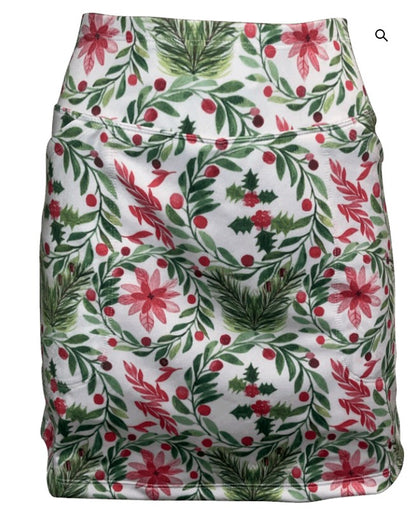 BSkinz Holly Jolly Golf Skort 18"