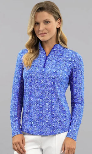 IBKUL Amani Long Sleeve Mock Neck (Multiple Colors)