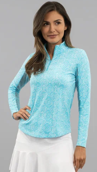 IBKUL Amani Long Sleeve Mock Neck (Multiple Colors)