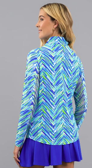 IBKUL Robin Long Sleeve Mock Neck Top (Multiple Colors)
