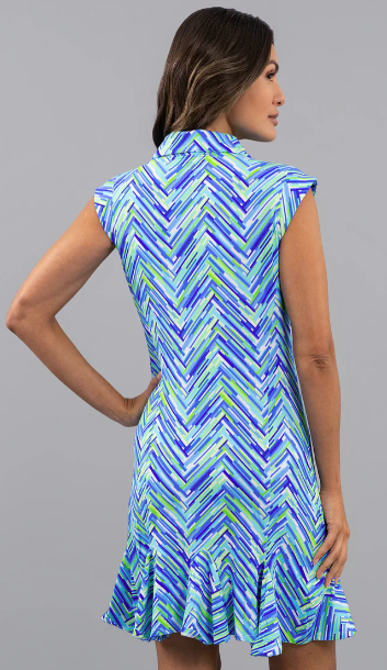 IBKUL Robin Sleeveless Polo Dress (Multiple Colors)