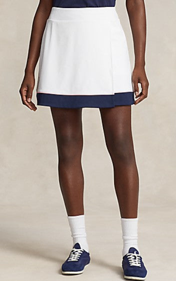 Ralph Lauren RLX INTERLOCK BANDED WRAP SKORT 17"