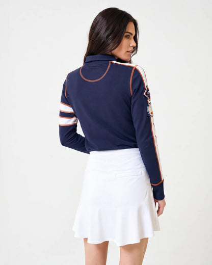 GGBLUE AUTUMN COVE Isabel Long Sleeve Polo