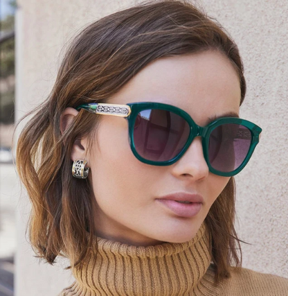 Brighton Intrigue Emerald Sunglasses