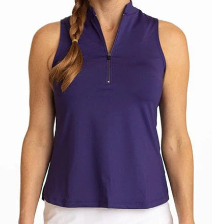 Amy Sport DARK WATCH ISABEL SLEEVELESS TOP - REGAL