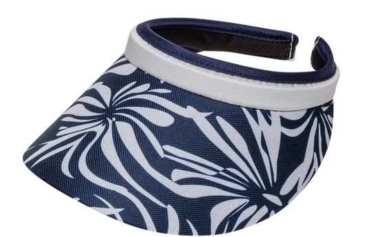 GloveIt Island Breeze Print Solid Clip-On Visors