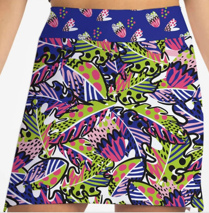 Skort Obsession JUNGLE FRENZY SKORT 17"