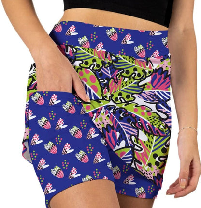 Skort Obsession JUNGLE FRENZY SKORT 17"