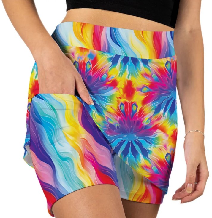 Skort Obsession KALEIDASCOPE SKORT 17"