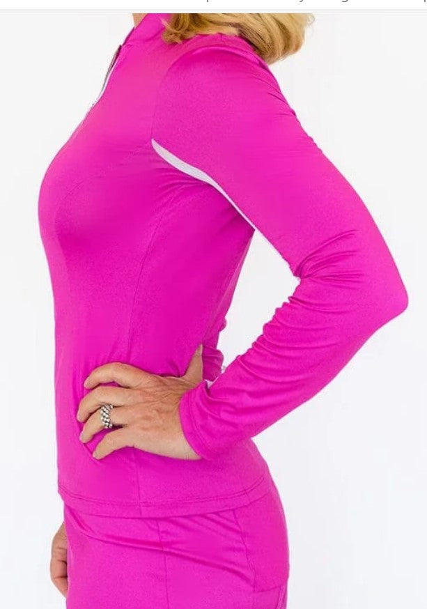 Amy Sport Italia KATELYN LONG SLEEVED TOP - PALOMA