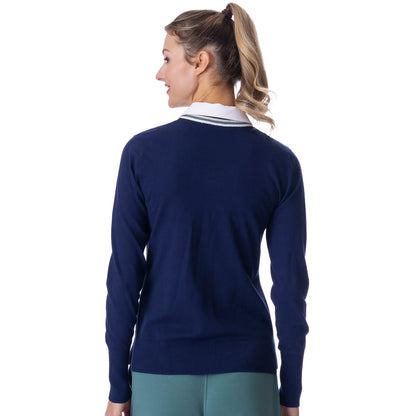 Belyn Key EMERALD BAY Katie V-Neck Sweater