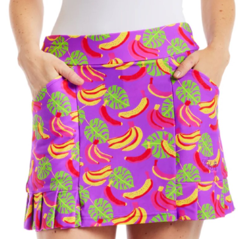 TZU TZU KENLEY GO BANANAS SKORT 16"