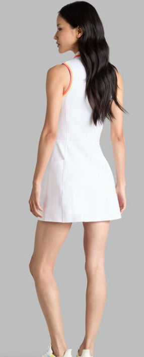 G/FORE APPAREL KNOCKOUT A-LINE SLEEVELESS POLO DRESS