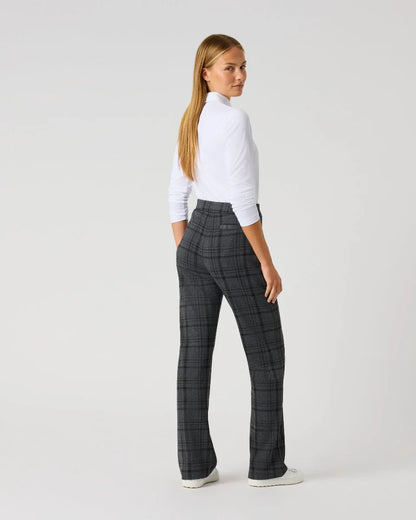 Daily Sports Kimberley Grey Melange Pinstripe Pants 32"