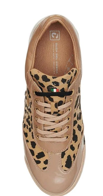 Duca Del Cosma King Golf Shoe - Cheetah Taupe