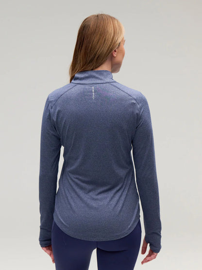 ZERO RESTRICTION LEA LONG SLEEVE ZIP MOCK (MULTIPLE COLORS)