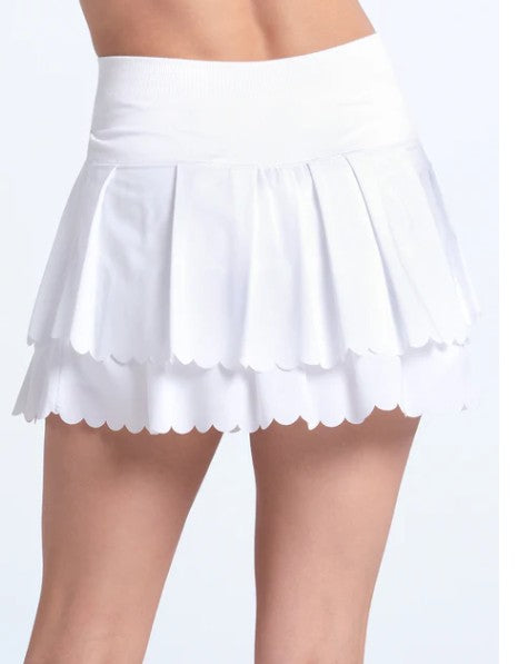 Lucky in Love Weave it to Me Laser Wave Pleat Skirt 14.5" (Multiple Colors)