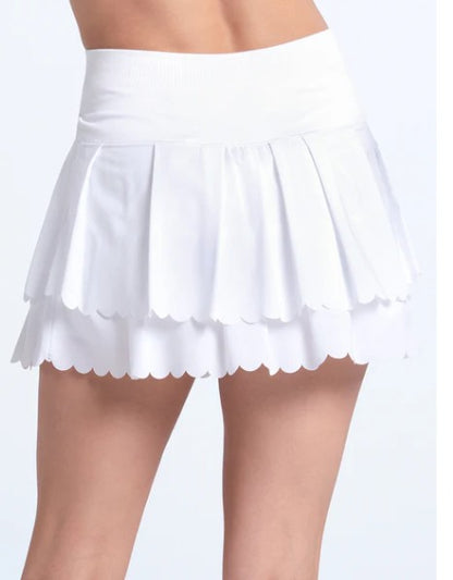 Lucky in Love Weave it to Me Laser Wave Pleat Skirt 14.5" (Multiple Colors)