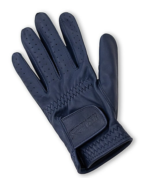 Ralph Lauren RLX LEATHER GOLF GLOVE in NAVY