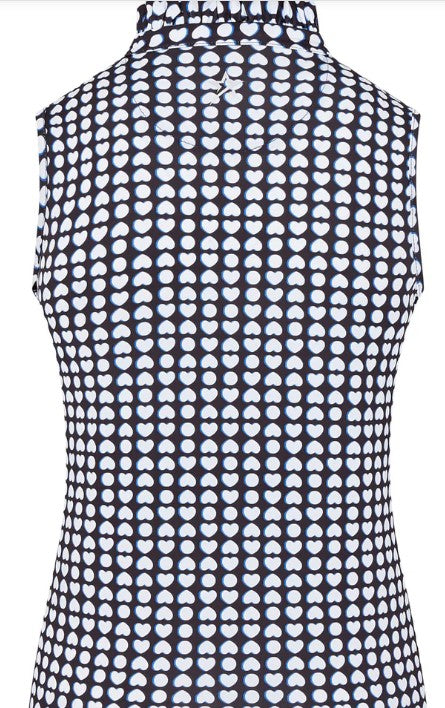 SWING OUT SISTER Jumping Beans Leona Pattern Frill Sleeveless Top