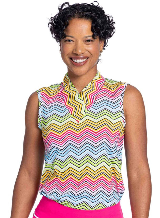 Kinona HANALEI LIGHT AND LOVELY SLEEVELESS GOLF TOP