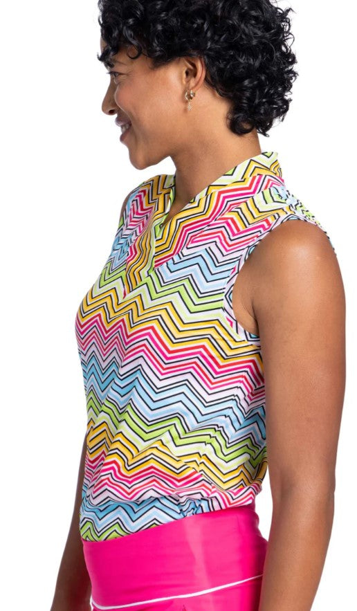 Kinona HANALEI LIGHT AND LOVELY SLEEVELESS GOLF TOP