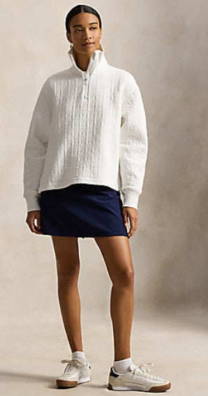 Ralph Lauren RLX LONG-SLEEVE CABLE JACQUARD KNIT 1/2 ZIP PULLOVER (Multiple Colors)