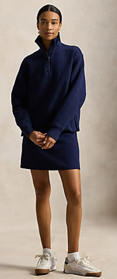 Ralph Lauren RLX LONG-SLEEVE CABLE JACQUARD KNIT 1/2 ZIP PULLOVER (Multiple Colors)