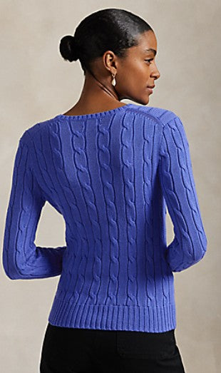 Ralph Lauren RLX LONG-SLEEVE PIMA COTTON JULIANNA CREWNECK SWEATER (MULTIPLE COLORS)