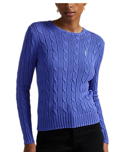 Ralph Lauren RLX LONG-SLEEVE PIMA COTTON JULIANNA CREWNECK SWEATER (MULTIPLE COLORS)