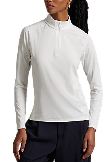Ralph Lauren RLX Long Sleeve Stretch Peached Jersey Quarter-Zip (Multiple Colors)