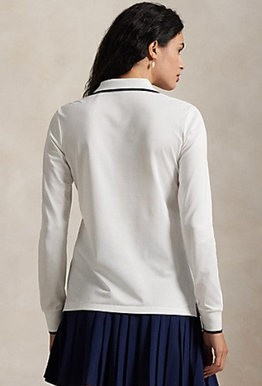 Ralph Lauren RLX LONG-SLEEVE TOUR PIQUE VAL NOVELTY BEAR POLO