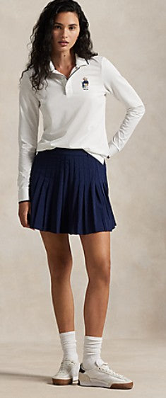 Ralph Lauren RLX LONG-SLEEVE TOUR PIQUE VAL NOVELTY BEAR POLO