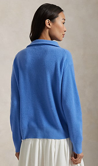 Ralph Lauren RLX LONG-SLEEVE WASHABLE CASHMERE 1/2 ZIP PULLOVER (Multiple Colors)