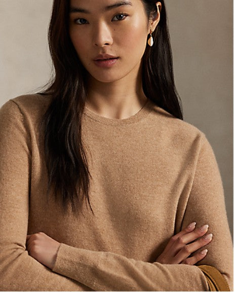 Ralph Lauren RLX LONG-SLEEVE CASHMERE CREWNECK SWEATER (Multiple Colors)