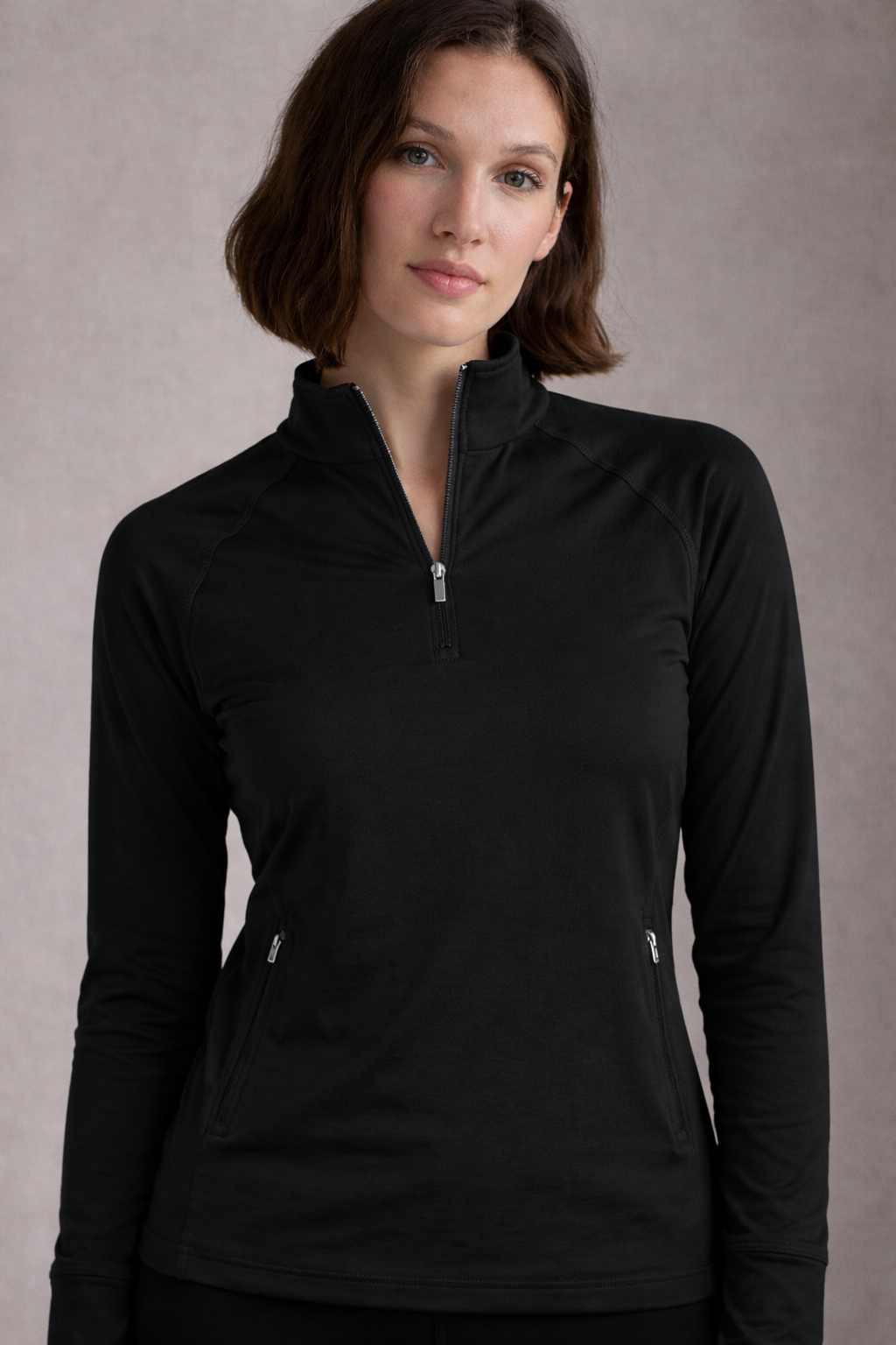 Ralph Lauren RLX Long Sleeve Stretch Peached Jersey Quarter-Zip (Multiple Colors)