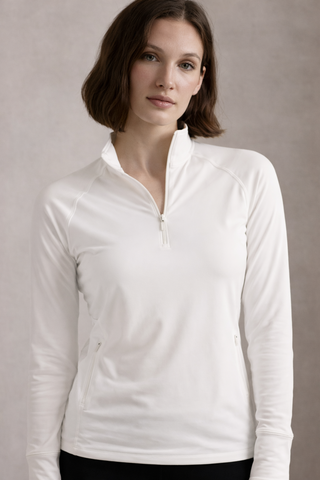Ralph Lauren RLX Long Sleeve Stretch Peached Jersey Quarter-Zip (Multiple Colors)