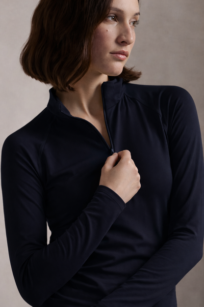 Ralph Lauren RLX Long Sleeve Stretch Peached Jersey Quarter-Zip (Multiple Colors)