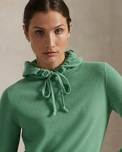 Ralph Lauren RLX LONG-SLEEVE WASHABLE CASHMERE HOODED SWEATER (Multiple Colors)