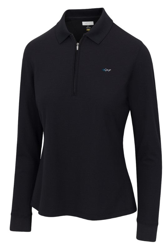 Greg Norman LONG SLEEVE CLASSIC PIQUE POLO (Essentials Multiple Colors)