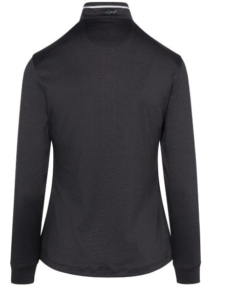 Greg Norman LONG SLEEVE Leaderboard Half-Zip Polo (Multiple Colors)